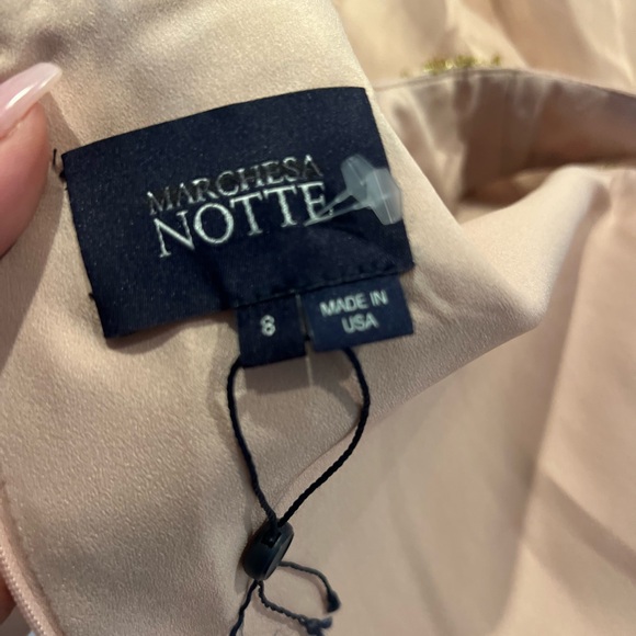 MARCHESA NOTTE Beaded Bodice Cocktail/Prom/Formal Dress - Picture 5 of 7